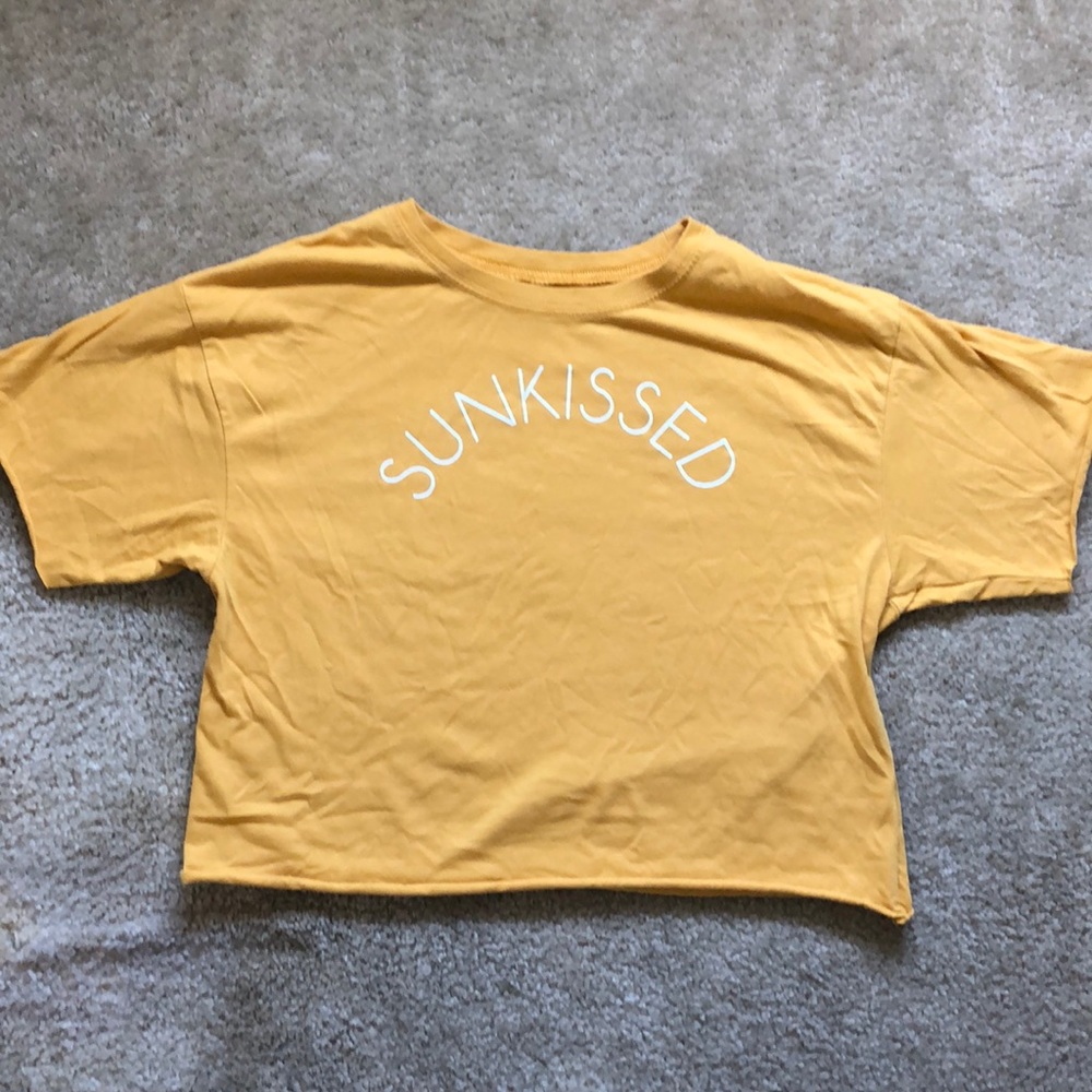 “Sunkissed” crop top